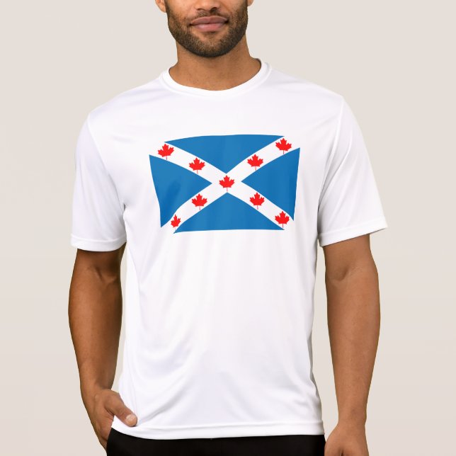 STOLT ATT VARA SCOTTISH CANADIAN! T SHIRT (Framsida)