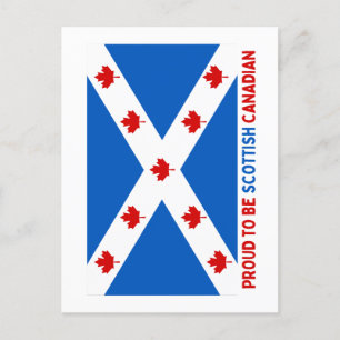STOLT ATT VARA SCOTTISH CANADIAN! VYKORT