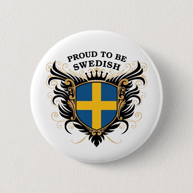 Stolt att vara svenskt knapp (Framsida)