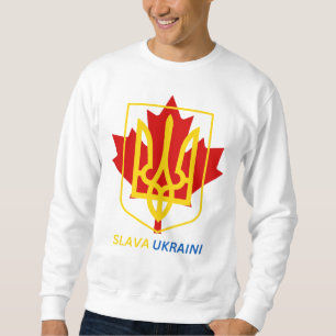 STOLT ATT VARA UKRAINSKA KANADIAN - SLAVA UKRAINI! LÅNG ÄRMAD TRÖJA