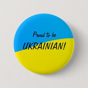 Stolt att vara ukrainskt knapp