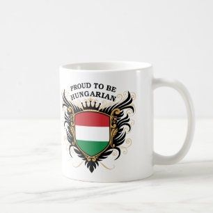 Stolt att vara ungerskt kaffemugg