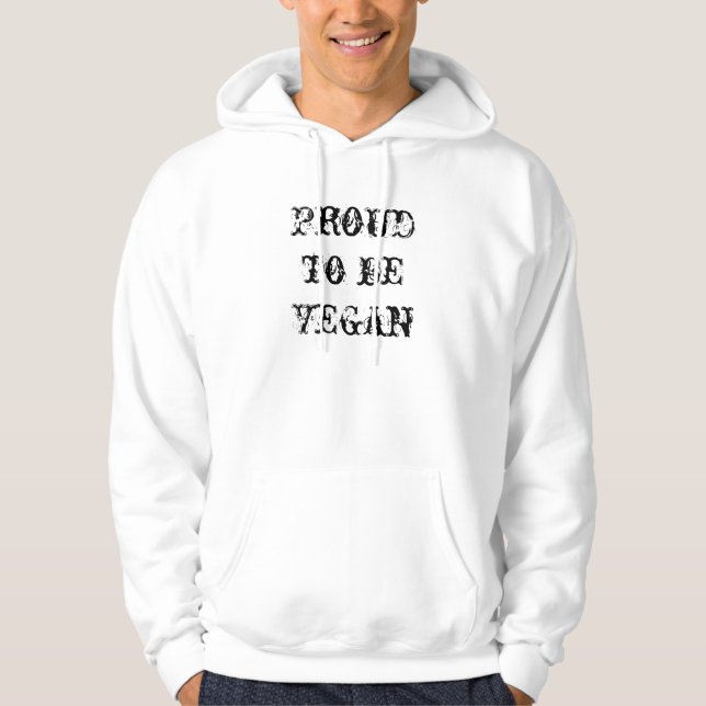 Stolt att vara Vegan Sweatshirt (Framsida)