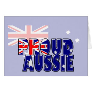 stolt Aussie Hälsningskort