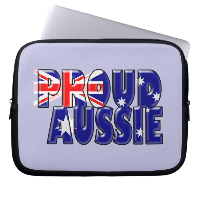 stolt Aussie Laptop Sleeve (Framsidan)