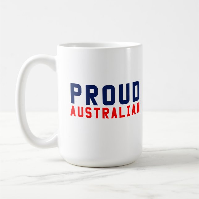 Stolt australiensare kaffemugg (Vänster)