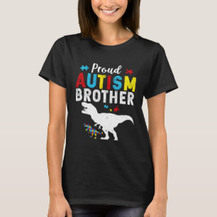Stolt Autism Bror Familj Matchar Autism Medvetenhe T Shirt