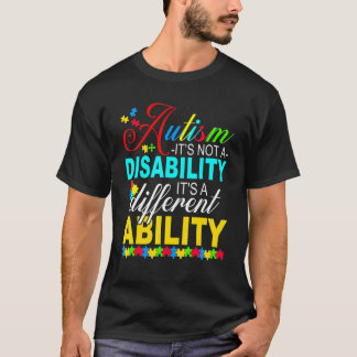 Stolt Autism Det är Inte Ett Funktionshinder Det ä T Shirt