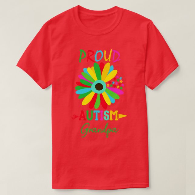stolt autism-farpa Solros T Shirt (Design framsida)