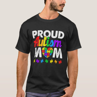 Stolt Autism Mamma Autism Medvetenhet Acceptans Fä T Shirt