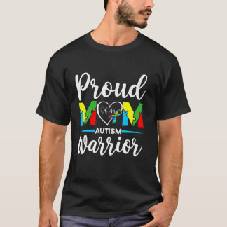 stolt autism Mamma Autism medvetenhet krigare matc T Shirt
