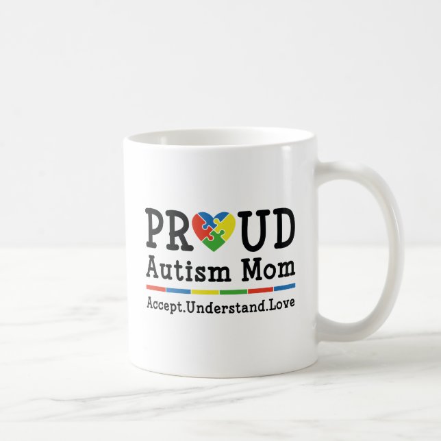 Stolt Autism Mamma Kaffemugg (Höger)
