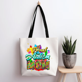 Stolt Autism Mamma Toteväska Tygkasse