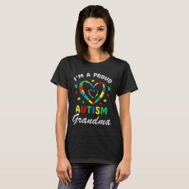 Stolt Autism Mormor Autistisk Autism Acceptans T Shirt
