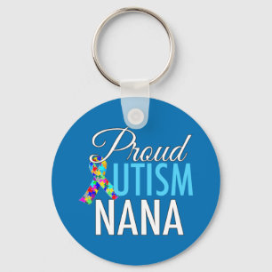 Stolt Autism Mormor Nyckelring
