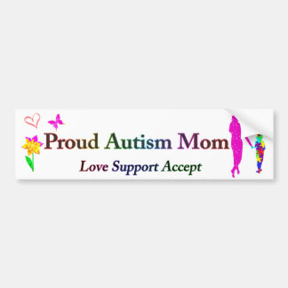 Stolt Autismmamma Bildekal