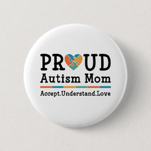 Stolt Autismmamma Knapp