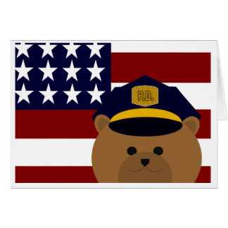 Stolt av dig - polis hälsningskort