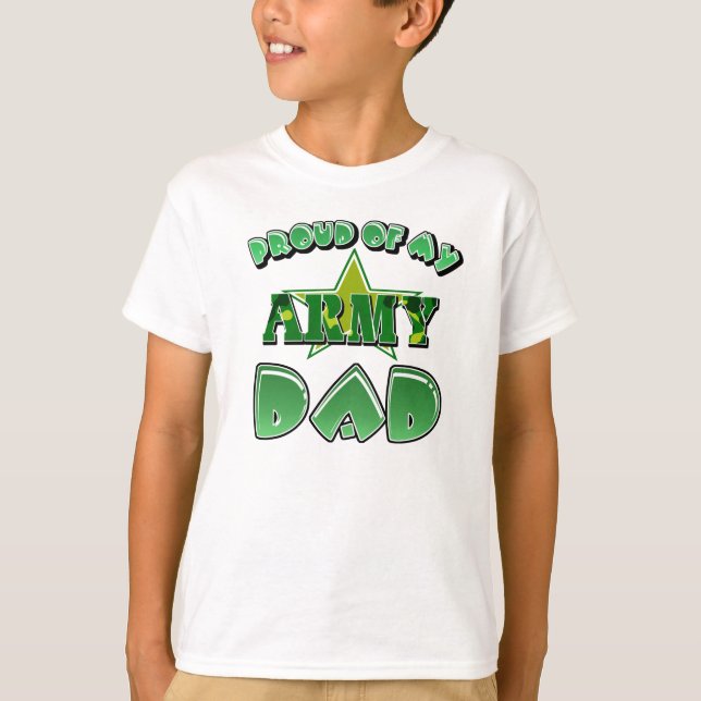 Stolt av min armépappa tee (Framsida)