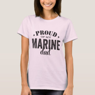 Stolt av min MARIN- pappa T Shirt