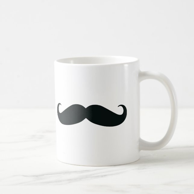 Stolt av min Stache….,Mustasch Kaffemugg (Höger)
