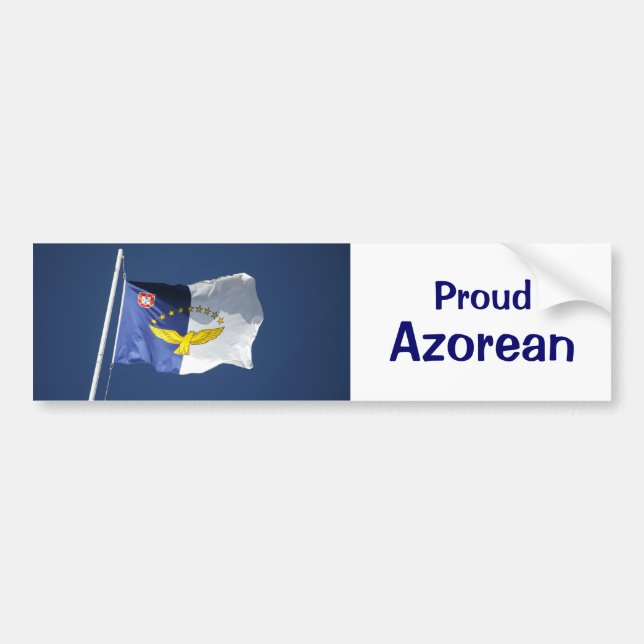 Stolt azorean bildekal (Framsidan)