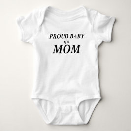 Stolt baby av en mammabodysuit t-shirt