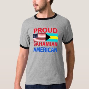 Stolt bahamansk amerikan t-shirt
