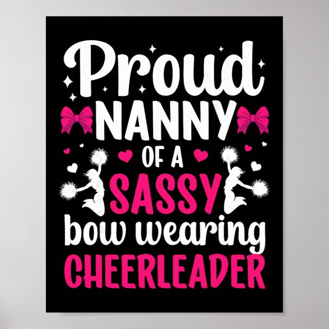 Stolt barnskötare till en Cheerleader Barnskötare  Poster (Framsidan)