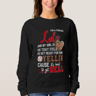 Stolt Baseball Lala Baseball Familj Matchande T Shirt