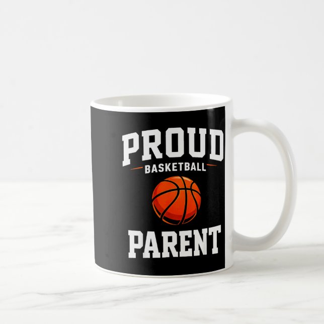 Stolt basketbollförälder rolig mamma pappa plan ma kaffemugg (Höger)