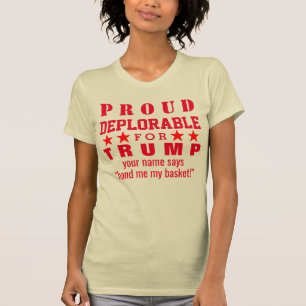 Stolt beklagansvärda röda #basketofdeplorables f t shirt