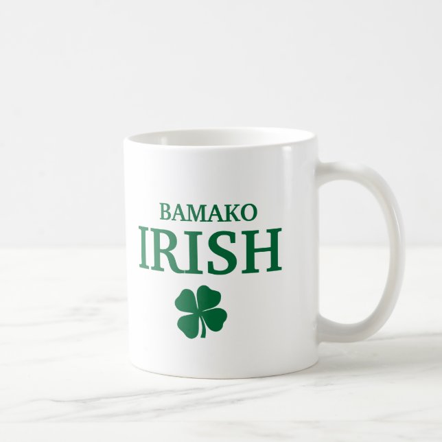 Stolt beställnings- Bamako irländsk stadsT-tröja Kaffemugg (Höger)