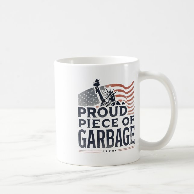stolt Biet i Garbyge Garge för trummor Kaffemugg (Höger)