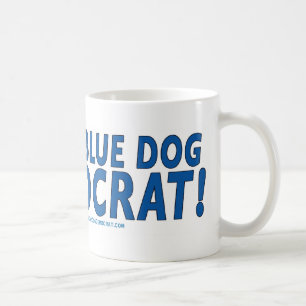 Stolt blåtthunddemokrat! kaffemugg