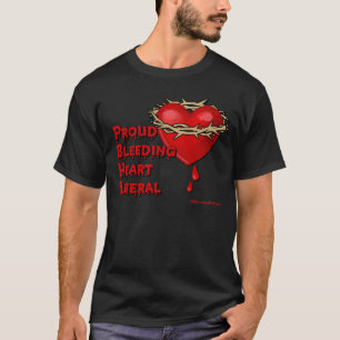 Stolt blöda hjärtaliberal person t-shirt