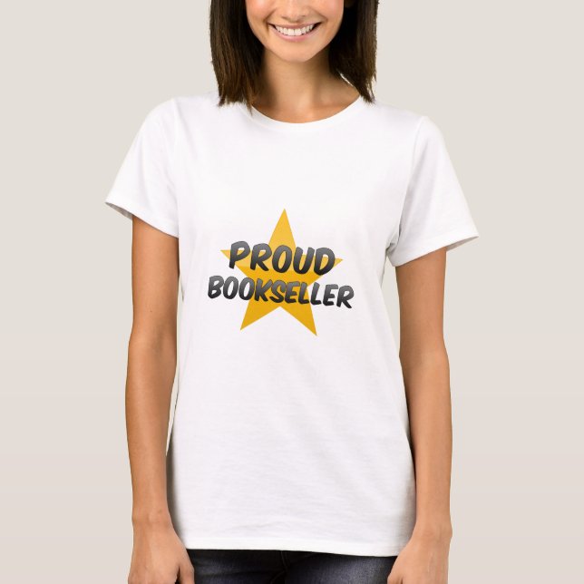 Stolt bokhandlare tee (Framsida)
