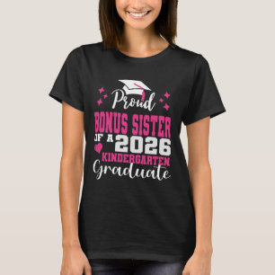 Stolt bonus syster till förskoleklassutexaminerad t shirt