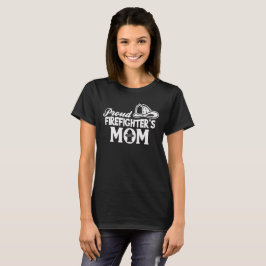 Stolt brandman mamma tee