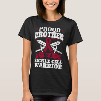 stolt broder för en sicklecellWarrior Scd Awarene T Shirt