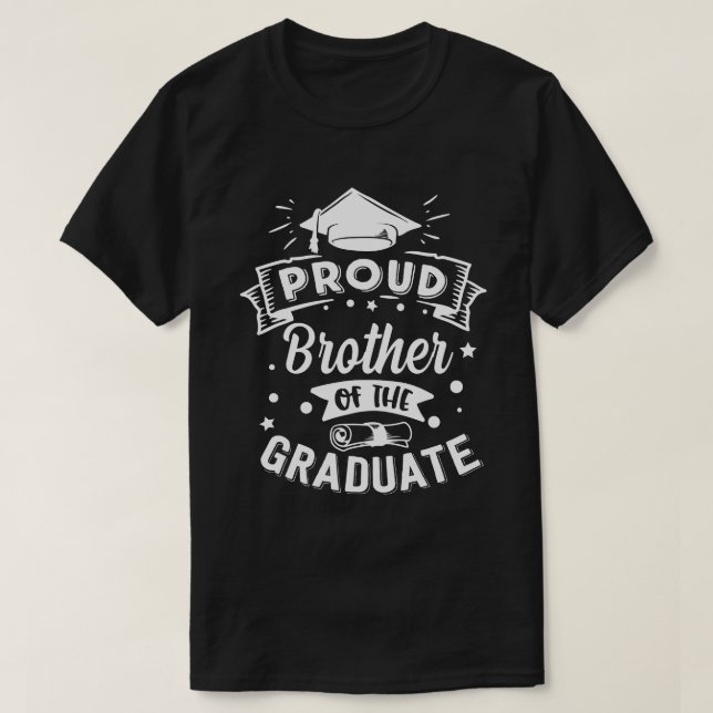 stolt BRODER Student Studenten T Shirt (Design framsida)