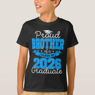 Stolt bror Klass 2026 Examen Grafikkonst T Shirt