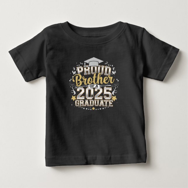 Stolt Bror Till En 2025 Examinand Examen T Shirt (Framsida)
