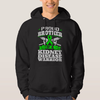 Stolt Bror Till En Njursjukdoms Krigare Njursjukdo Hoodie