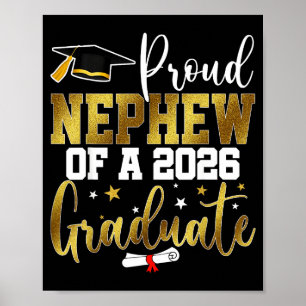 Stolt brorson till en examenklass 2026 avgångselev poster