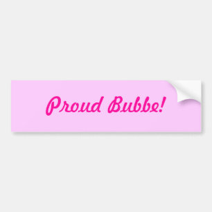 Stolt Bubbe! Bildekal