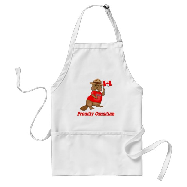 stolt Canadian Beaver Förkläde (Framsidan)