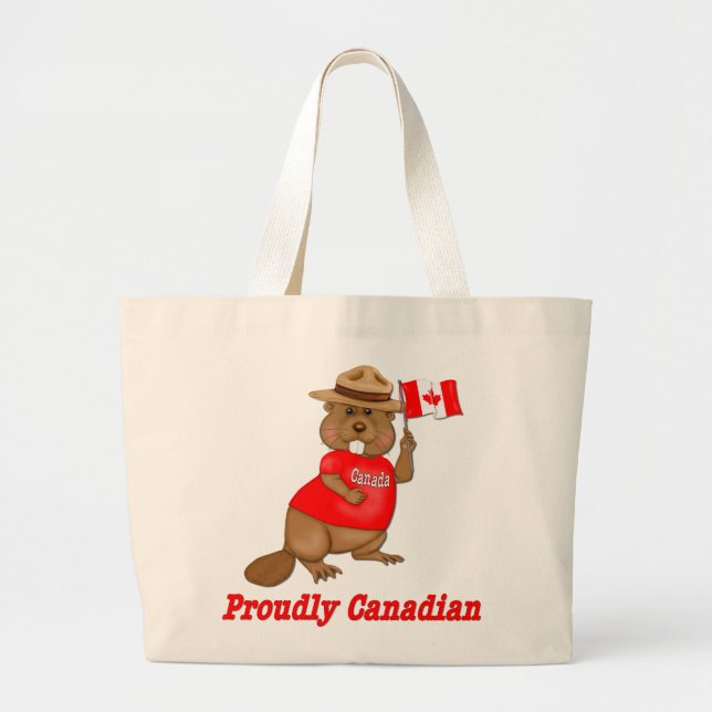 stolt Canadian Beaver Jumbo Tygkasse (Framsidan)