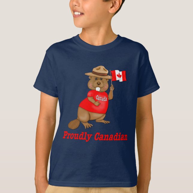 stolt Canadian Beaver T-shirt (Framsida)