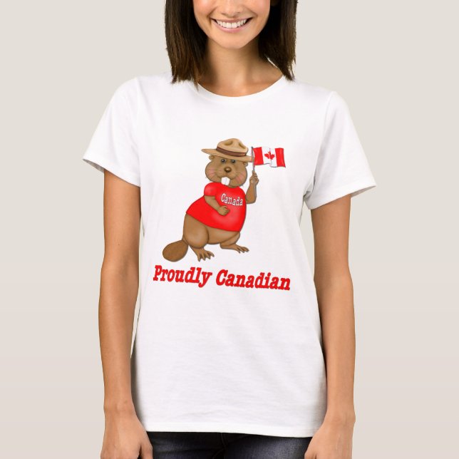 stolt Canadian Beaver Tröja (Framsida)